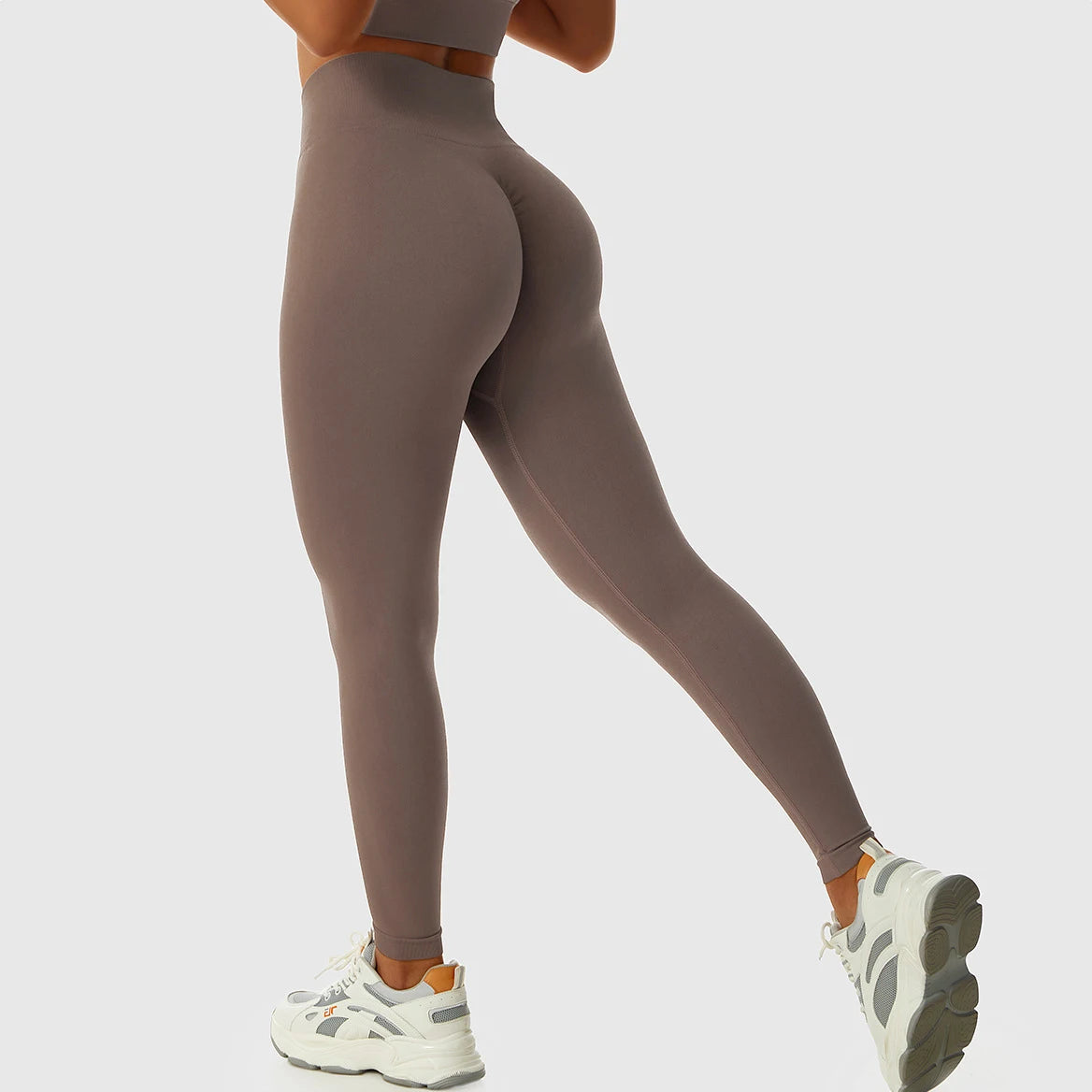 Custom Recycled Seamless Breathable Gym Fitness Workout Pants 4-Way Stretch Elegant Quick Dry Women High Waist Yoga Leggings