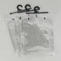 Custom Pvc Poly Bag With Hanger Hook Manufacture PE Nylon Plastic Underwear Garment Cloth Package Storage Hanger Bag With Button