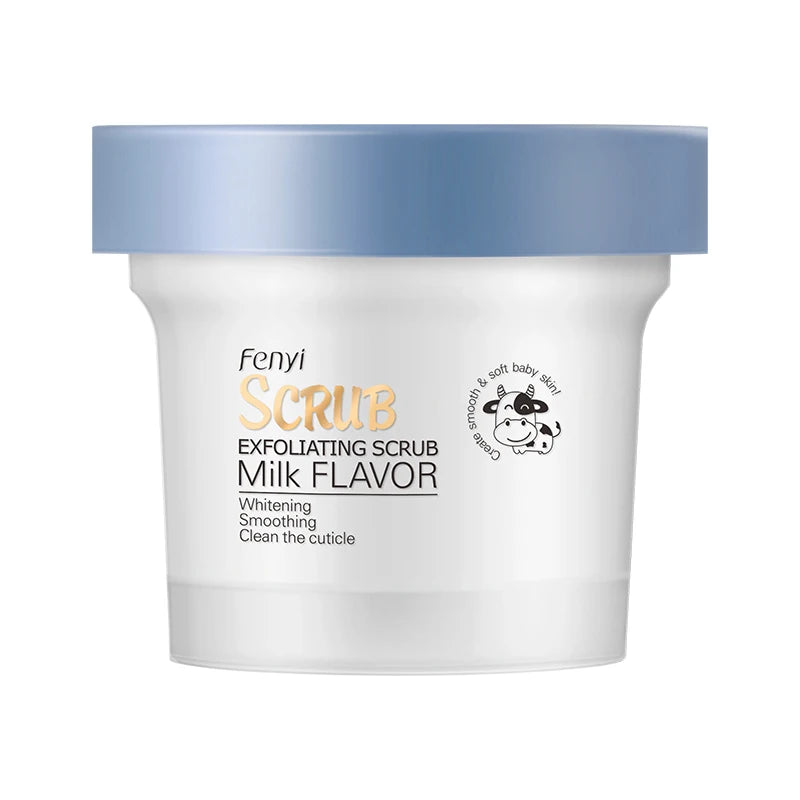 Fenyi Natural 100g Milk Fragrance Body Scrub Cream Exfoliating Gel for Deep Cleansing