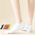 Wholesale Summer Neon Green Pink Lightweight Sports Short Socks Women Men Workout Running Athletic Ankle Socks