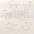 Hot Selling Light Luxury Non-fading Jewelry Fashion Stainless Steel Zircon Pearl Finger Bracelet for Women