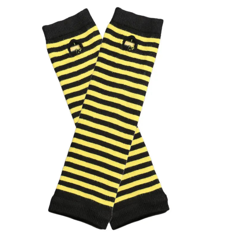 Winter Women Arm Warmers Knitted Woolen Arm Sleeve Fine Long Knitted Fingerless Gloves Casual Warm Soft Female Gloves Hot Sale