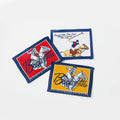 Custom Brand Anti-Counterfeit Multicolor Jacquard Effect Damask Woven Polyester Label for Clothes