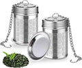 Customizable Logo Tea Brewer Set Creative Style Polished Silver Stainless Steel Reusable Tea Ball Skimmer Filter Coffee Tea