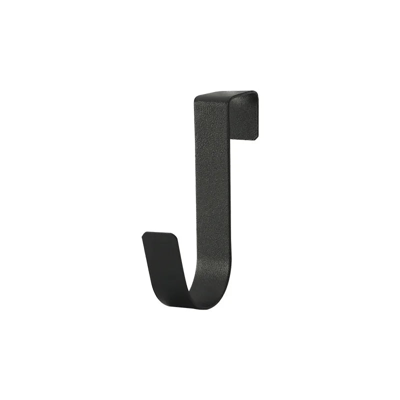 Multi-Purpose Hooks Kitchen Cabinet Door Back Hook Hanging Rack Clothes Coat Hat Towel Hanger Storage Hook Bathroom Accessories