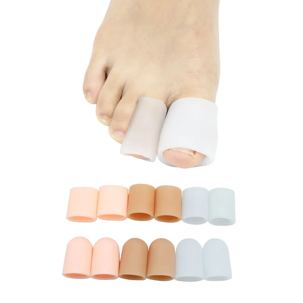 Relief Corns Blisters Hammer Toes Toe Caps Silicon Gel Toe Protector Tube Cushion Cover