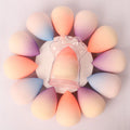ZH Custom Soft Blender Makeup Sponge Gradient Color Egg Latex Free Cute Beauty Private Label Wholesale