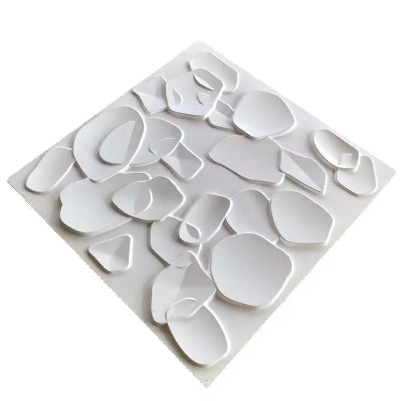 Irini Creative Luxury 3D Wall Panels (12 PC/SET) PVC Floral Pattern Fireproof Waterproof Minimalist 1-Year Warranty Commerce