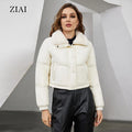 Down Jackets Women Thicken Clothes Overcoat Lace-up Women Winter Overcoat