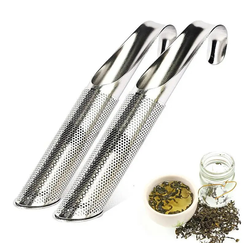 Tea Strainer Amazing Stainless Steel Tea Infuser Pipe Stick Design Touch Feel Good Holder Tool Teas Spoon Infuser Filter