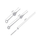White Custom Minute Hour Hands Pointer for DIY Wall Clock Repair Tools Kit