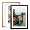 High Quality Contemporary Design Wooden Picture Frame 12x12 12x16 16x20 20x24 A3 A4 Natural Wood Multi-Printing Home Decoration
