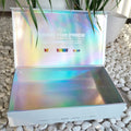 Retail Luxury Gift Box A6 with Lid Small Big Magnetic Shipping Holographic Gift Box with Lid Customized