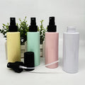 Yellow Luxury  100ml 150ml 200ml  Body Care Alchhol Fine Mist Plastic Pet Cosmetic Mini Custom Spray Bottle with Sprayer