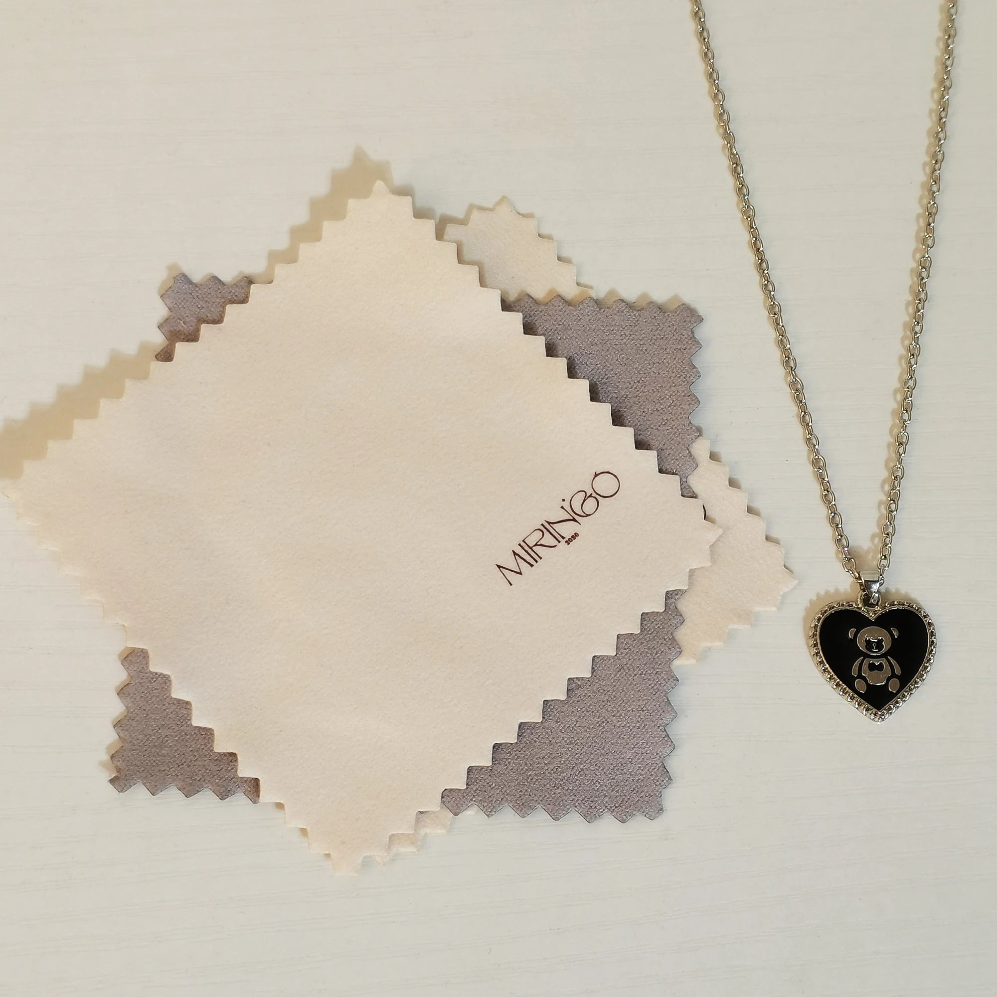 USM 8x8cm Custom Logo Silver Polishing Microfiber Suede Cleaning Cloth for Jewelry