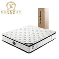 12 Inch Double Pillow Top Pocket Spring Mattress Two Side Use Turn Over Vacuum Roll up in a Box Cheap Price Queen Size Mattress