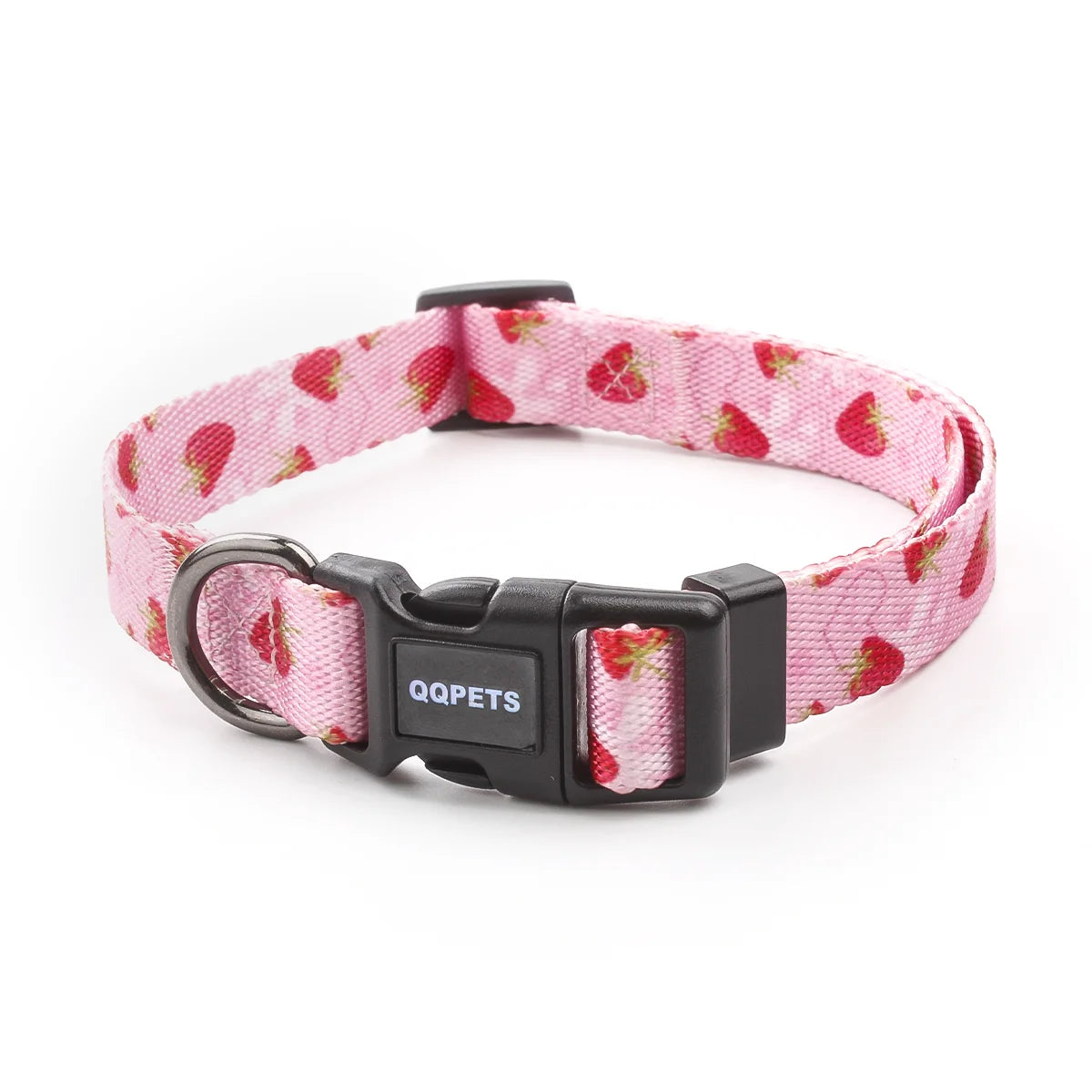 Luxury Adjustable Blue Dog Collar with Leopard Spots Elegant and Characterful