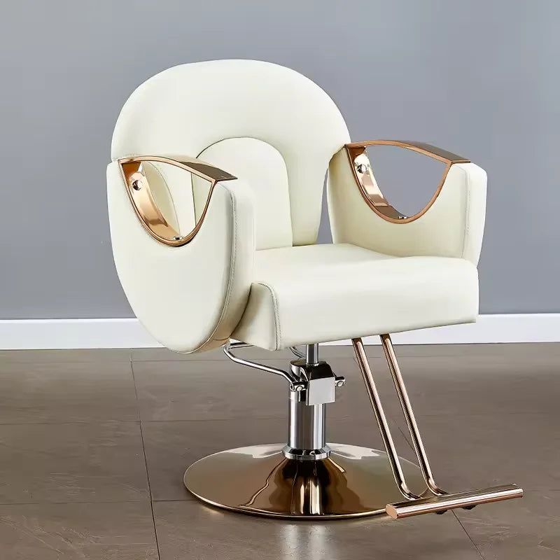 SW Professional Barber Chair for Hair Salon Spa Pink Make-Up Chair PU Material Beauty Salon Shop Equipment Toy Barber Chair