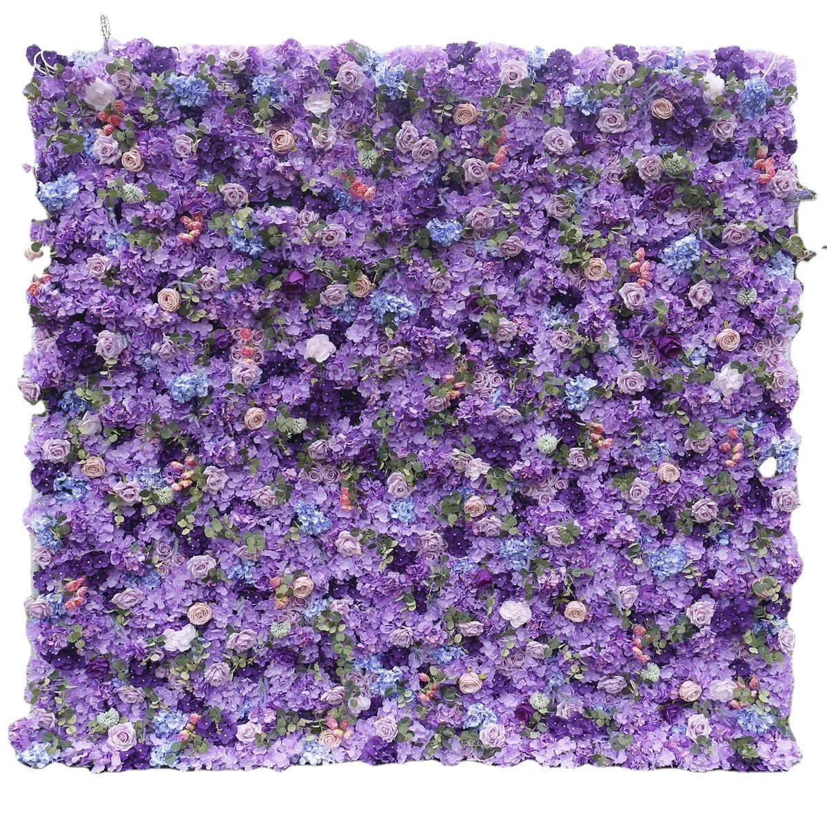 Rose Artificial Flowers Floral Wall Wedding Background 3D Base Cloth Artificial Flower Wall