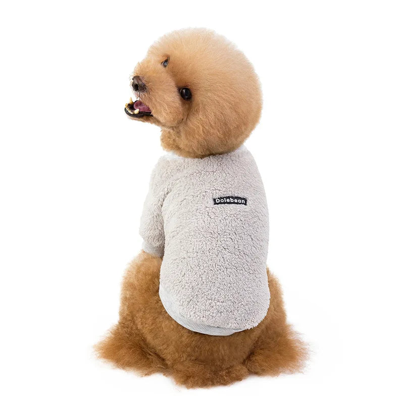 Autumn Winter New Cute Dog Clothes Super Stretch Fleece Teddy Dog Custom Pet Clothes
