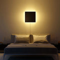Hotel Living Room USB Recharge Wall Lamp With Remote Square Home Decor Indoor LED Wall Lights