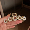 Cute Rhinestone Crystal Pearl Hair Claws for Women Hair Clips Hair Accessories