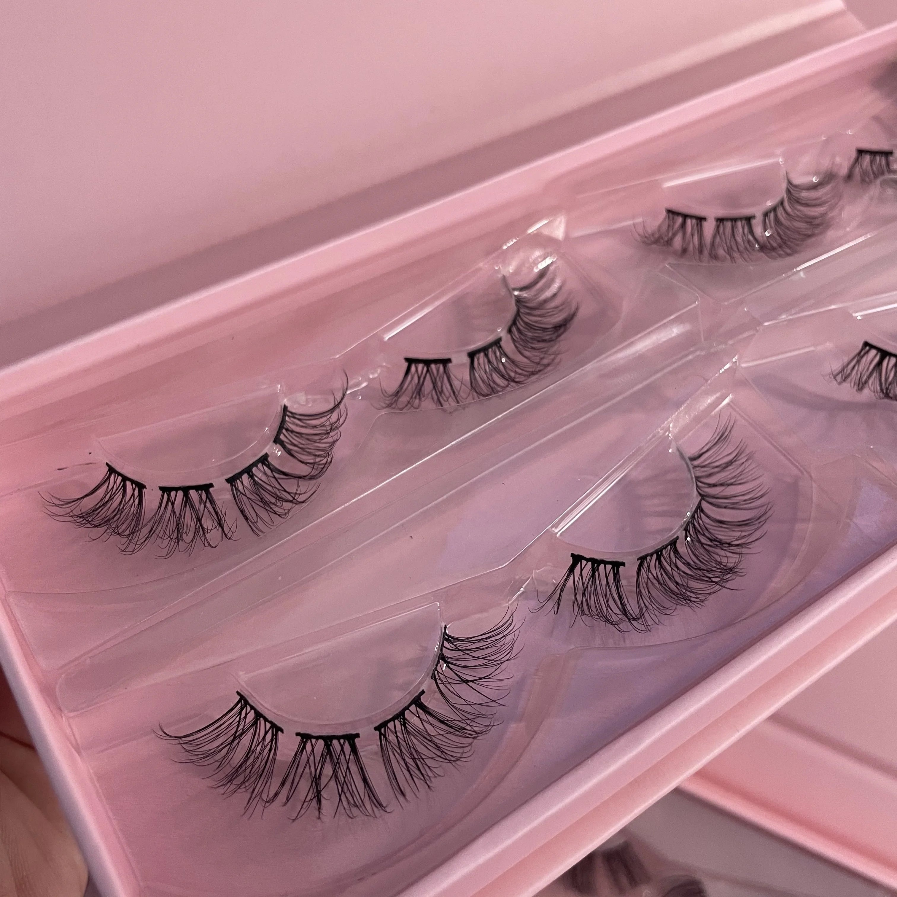 Long Lasting 7-10 Days Pre Cut Lash Extensions Kit Segmented Eyelashes Cluster Lash Segments Pre Cut Diy Lashes Segmented Kit