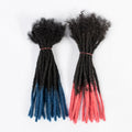 Handmade Afro Kinky Dreadlock Real Human Hair #1b/130 Afro Kinky Style Crochet Dreadlocks