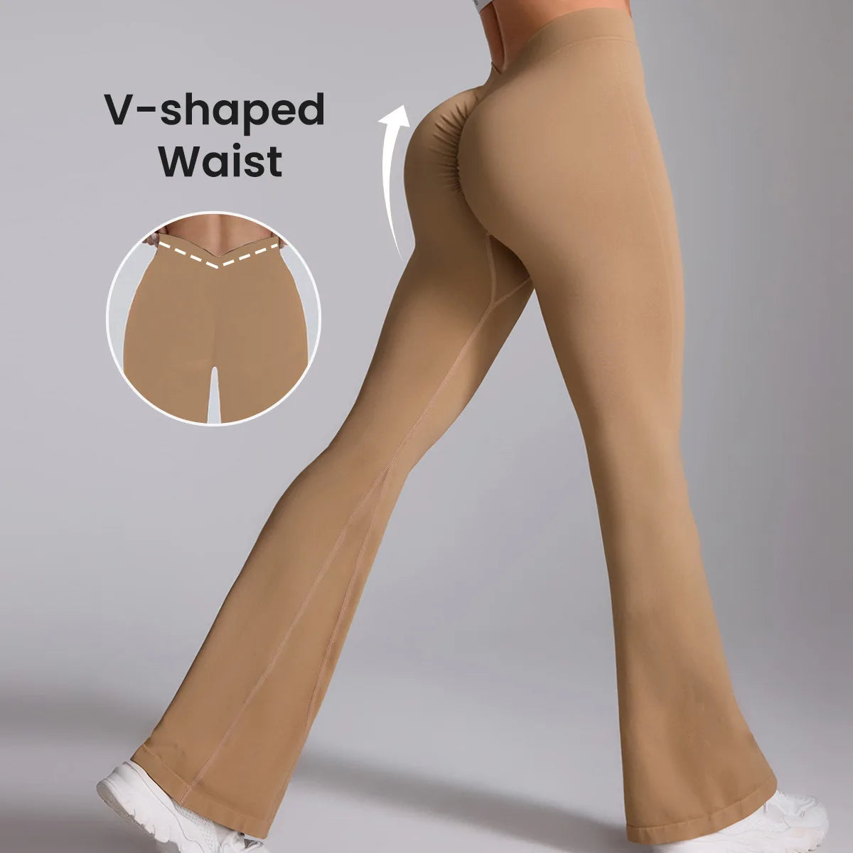 Hot Selling 2025 Women Flared Leggings Wholesale Workout Yoga Flare Pants Women Tummy Control Flared Yoga Pants