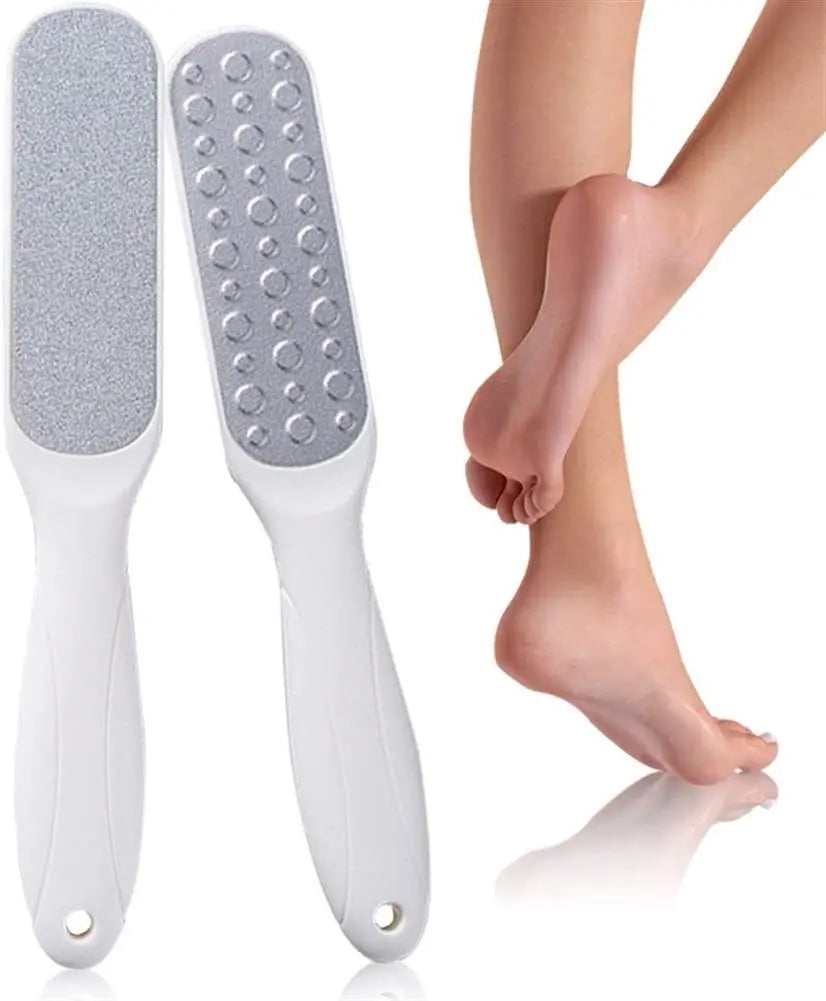 Multiple Colors Professional Double Sided Stainless Steel Foot File Callus Remover Pedicure Rasp for Wet and Dry Feet