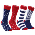 Custom Made Women Funny Colorful Cotton Bamboo Fiber Crew Socks
