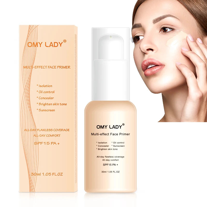 OMY LADY Face Makeup Liquid Foundation  Face Highlighter Shimmer Foundation Shining Face Primer