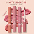 Berry Mousse Waterproof Lasting Chromogenic Matte Texture 12 Color Women Makeup Lipstick Custom Velvet Matte Lipstick