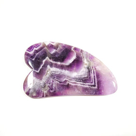 HZ Gems High Quality Facial Massage Tool Amethyst Massage Gua Sha Tool for Skin Care