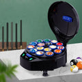 Luxurious Billiard Ball Washer Fashion  Black Cover Automatic  Pool Balls Polisher & Cleaner Washing Machine