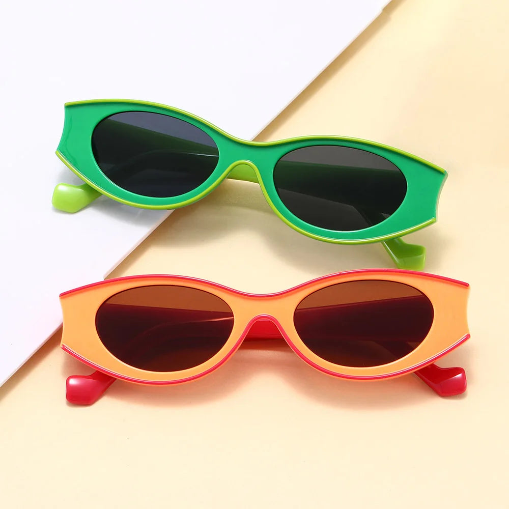 Superhot Eyewear 16245 Fashion 2020 Small Retro Oval Sun Glasses Women UV400 Sunglasses