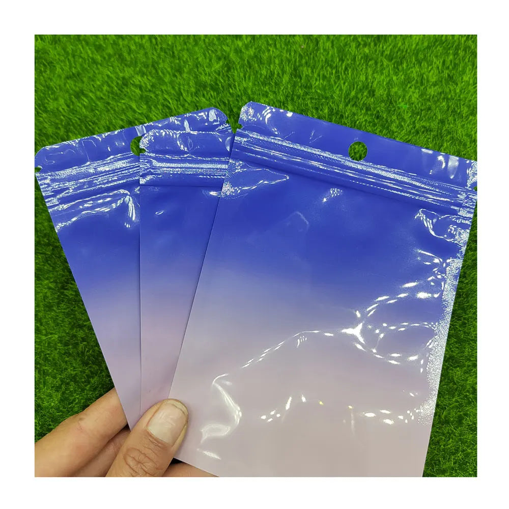 100Pcs Self-Sealing Laser Small Plastic Bags for Jewelry Pouch Jewelry Packaging Gift Storage Bag Gift Zip Lock Bag