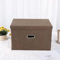 Family Use Waterproof Fabric Bins Storage Kids Toys Folding Cardboard Storage Box Wardrobe Organizer