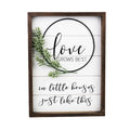 New Arrivals Custom Wooden Wall Hangings Decor Wood Picture Frame Farmhouse Vintage Home Decor Wall Decor for Bedroom