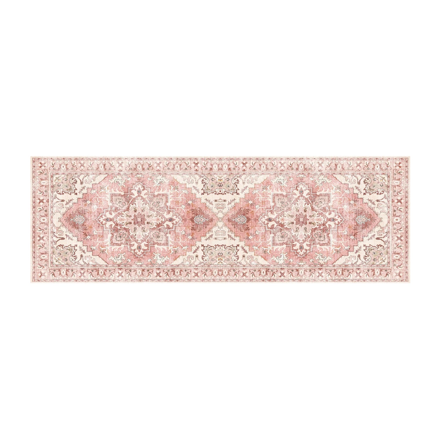 Home Decor Ultra Thin Washable Rugs area carpet mat for Bedroom 2x6 Non Slip Boho Rugs with Anti-Slip TPR Backing
