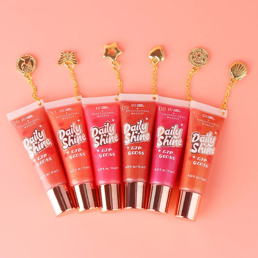 Wholesale Moisturizing Natural Plumping Lip Liquid Balm Shimmer Shiny Glitter Lip Gloss