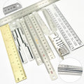 All Size Range Custom Brand Etching High Precision Engineering Scale Steel Metal Ruler