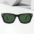 Acetate Polarized Sunglasses Green Frame Full Rim UV Protection Custom Made Stylish Vintage Fashion