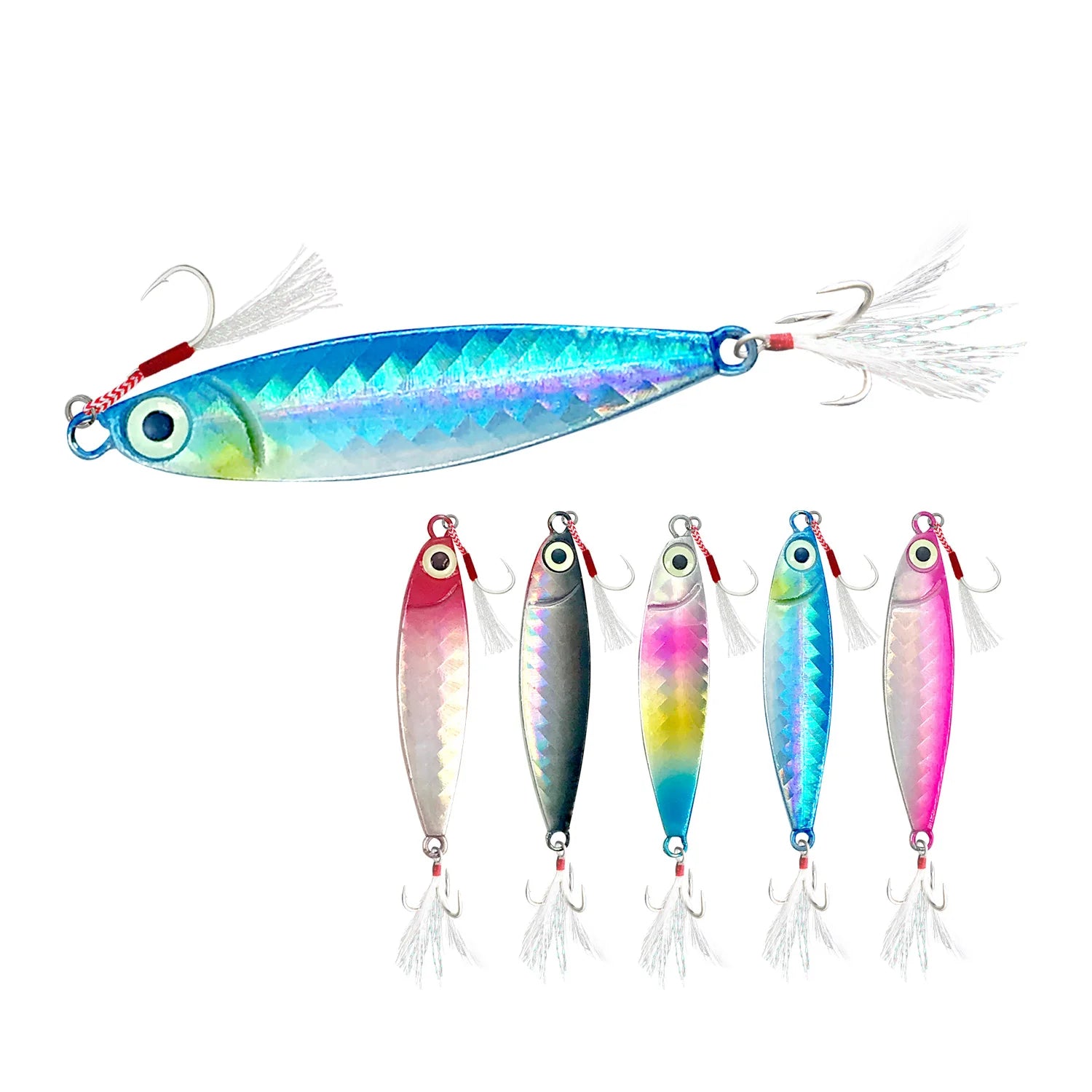 Factory Direct Sale Lead Fish Slow Pitch Saltwater 10g 15g 20g 25g Jigging Lures Metal Jig Fishing Lure Jigging Lure