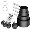 Cheap Kitchen Measuring Tools Plastic Measuring Spoons Stainless Steel Measuring Cups and Spoons Set of 8 Pieces