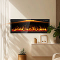 Electric Fireplace Insert with LED Light and Flame Effect Indoor/Outdoor Heating for Household or Hotel Use