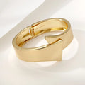 Kaimei New Arrival Fashion Jewelry Gold Bracelet Wholesale Women's Original Design Irregular Metal Cuff Open Bangles Bracelets