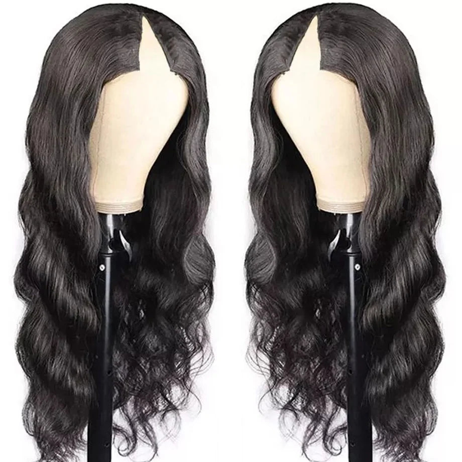 Body Wave V Part Wig Glueless Brazilian Kinky Curly Hair Upgrade V Part Wig Human Hair No Leave Out Factory Price Wholesale