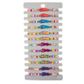 Bohemian Fashion Colorful Alloy Enamel Slippers Candy Charms Adjustable Bracelet Miyuki Beaded Bracelet