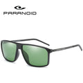 2025 PARANOID Men's Blue and Tea Sunglasses UV400 Polarized Designer Shades with PC and TAC Lenses